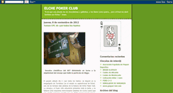 Desktop Screenshot of elchepokerclub.blogspot.com