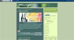 Desktop Screenshot of bioeticafilo.blogspot.com