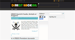 Desktop Screenshot of directhacking.blogspot.com