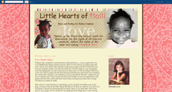 Desktop Screenshot of littleheartsforhaiti.blogspot.com