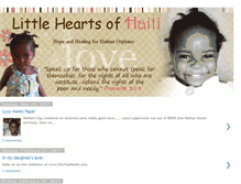 Tablet Screenshot of littleheartsforhaiti.blogspot.com
