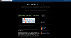 Desktop Screenshot of motoringjstyle.blogspot.com