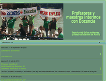Tablet Screenshot of interinosdocentesmadrid.blogspot.com