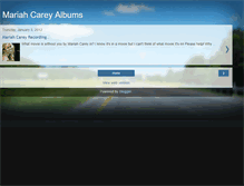 Tablet Screenshot of mariahcareyalbums.blogspot.com