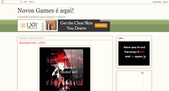 Desktop Screenshot of novosgames.blogspot.com