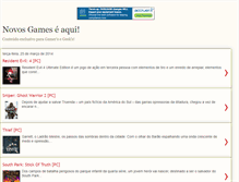 Tablet Screenshot of novosgames.blogspot.com