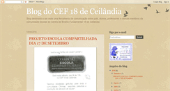 Desktop Screenshot of cef18ceilandia.blogspot.com