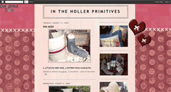 Desktop Screenshot of inthehollerprimitives.blogspot.com