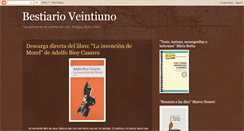 Desktop Screenshot of bestiario21.blogspot.com