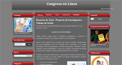 Desktop Screenshot of congresoenlinea.blogspot.com