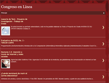 Tablet Screenshot of congresoenlinea.blogspot.com