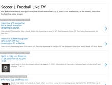 Tablet Screenshot of footballwatch2010.blogspot.com