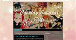 Desktop Screenshot of cosplayecuadorelite.blogspot.com