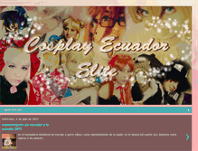Tablet Screenshot of cosplayecuadorelite.blogspot.com