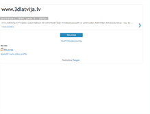 Tablet Screenshot of 3dlatvija.blogspot.com