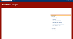 Desktop Screenshot of fusedglassdesigns.blogspot.com
