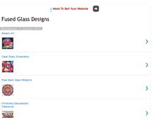 Tablet Screenshot of fusedglassdesigns.blogspot.com