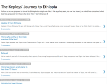 Tablet Screenshot of kepleyjourneytoethiopia.blogspot.com