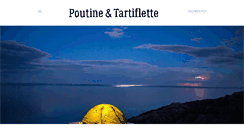 Desktop Screenshot of poutineettartiflette.blogspot.com