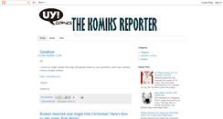 Desktop Screenshot of komiksreporter.blogspot.com