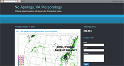 Desktop Screenshot of noapologyvameteorology.blogspot.com