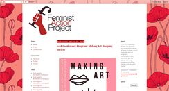 Desktop Screenshot of feministactionproject.blogspot.com