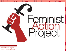 Tablet Screenshot of feministactionproject.blogspot.com