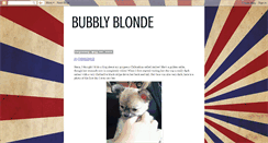 Desktop Screenshot of bubblyyblonde.blogspot.com