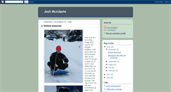 Desktop Screenshot of joshmcadams.blogspot.com