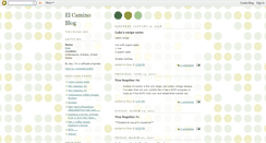 Desktop Screenshot of elcaminoblog.blogspot.com