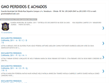 Tablet Screenshot of gmoperdidoseachados.blogspot.com