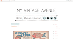 Desktop Screenshot of myvintageavenue.blogspot.com