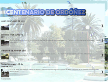 Tablet Screenshot of centenariodeordonez.blogspot.com