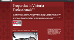 Desktop Screenshot of prestigiouspropertiesinvictoria.blogspot.com