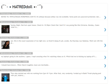 Tablet Screenshot of hatreddoll.blogspot.com