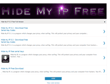 Tablet Screenshot of hidemyipcrack.blogspot.com