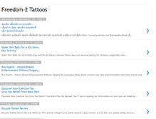 Tablet Screenshot of freedom-tattoos.blogspot.com