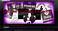 Desktop Screenshot of mamasgettingcrunchy.blogspot.com