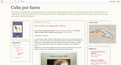 Desktop Screenshot of cubaporfuera.blogspot.com