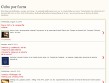 Tablet Screenshot of cubaporfuera.blogspot.com