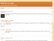 Tablet Screenshot of nhatkyhoctap.blogspot.com