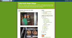 Desktop Screenshot of littleearthmodelvillage.blogspot.com