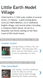 Mobile Screenshot of littleearthmodelvillage.blogspot.com