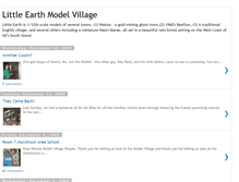 Tablet Screenshot of littleearthmodelvillage.blogspot.com