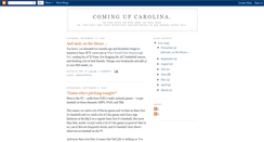 Desktop Screenshot of comingupcarolina.blogspot.com