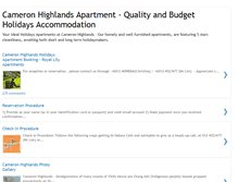 Tablet Screenshot of cameron-highlands-apartments.blogspot.com