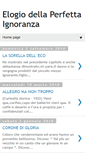 Mobile Screenshot of perfettaignoranza.blogspot.com