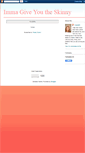 Mobile Screenshot of immagiveyoutheskinny.blogspot.com