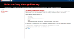 Desktop Screenshot of melbournesexymassage.blogspot.com