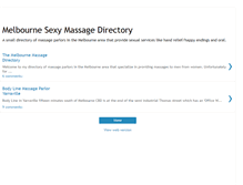 Tablet Screenshot of melbournesexymassage.blogspot.com